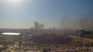 Texas Tech's New Practice Facility Caught Fire